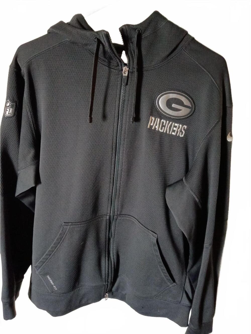 Nike Green Bay Packers Full-Zip Hoodie Sweatshirt